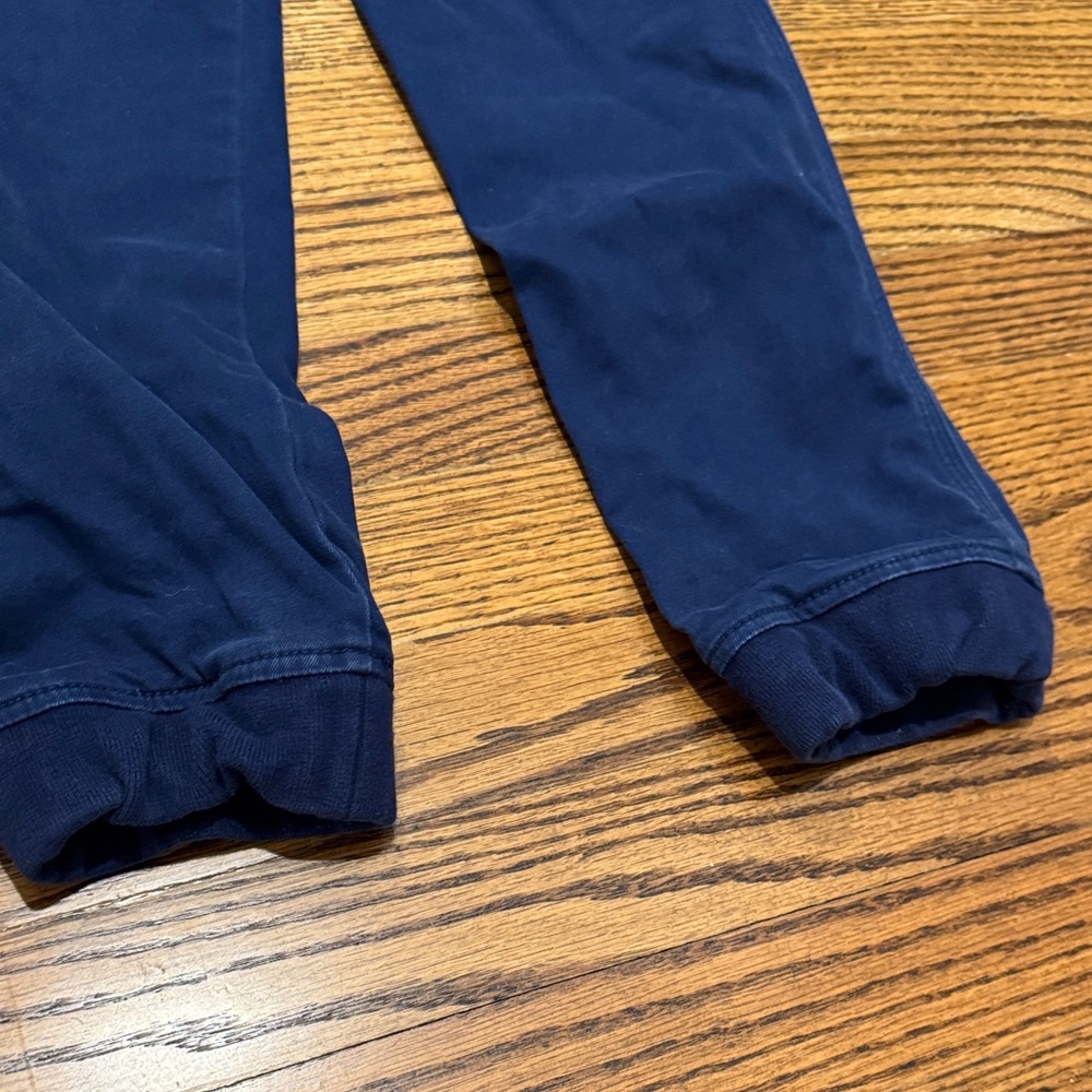 Boden Kids Navy Joggers with Vibrant Lightning Bolts - Picture 4 of 5